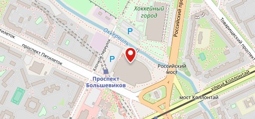 Кафе Ледового Дворца на карте