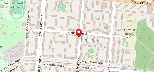 Kафе "Металлург" на карте