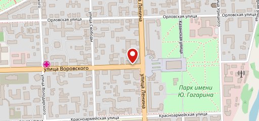 Кафе Милк на Карла на карте