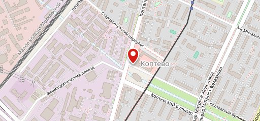 Кафе на Коптевской на карте