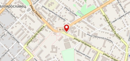 Кафе на Московской 77А на карте
