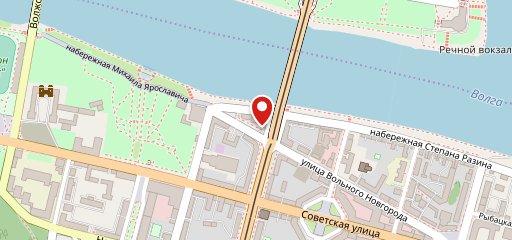 Кафе "На набережной" на карте