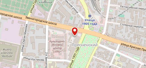 Напротив на карте