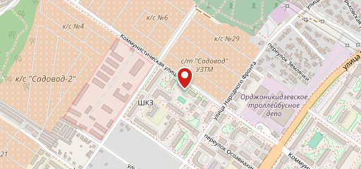 Кафе Огород на карте