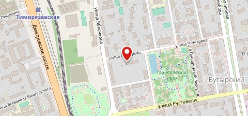 Кафе на Гончарова на карте