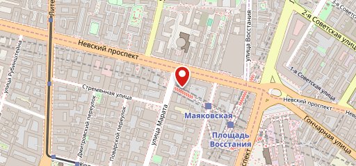 Кафе на Марата на карте