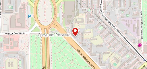 Кафе на Московском шоссе на карте