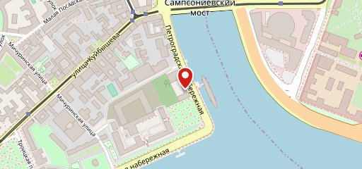 Кафе на Петроградской Набережной, 30 лит. А на карте