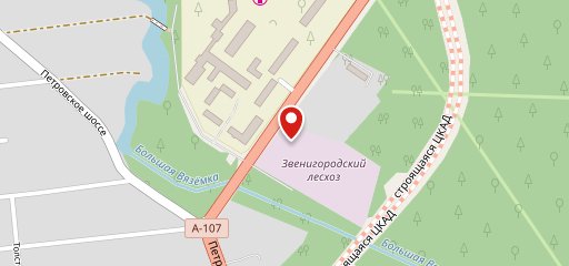 Кафе на Петровском шоссе на карте