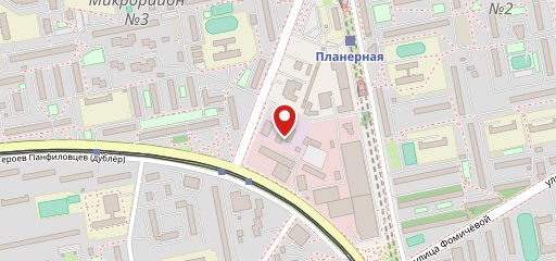 Кафе на Планерной на карте