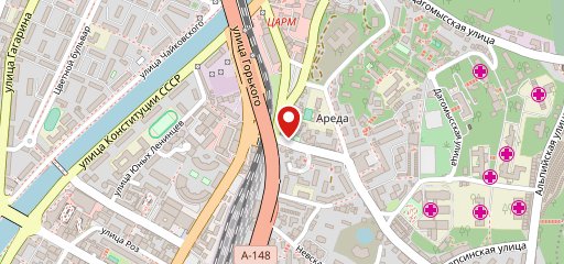 Кафе на Пластунской на карте