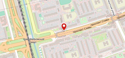 Кафе на проспекте Славы на карте