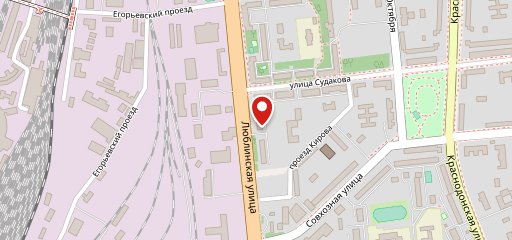 Кафе на Судакова на карте