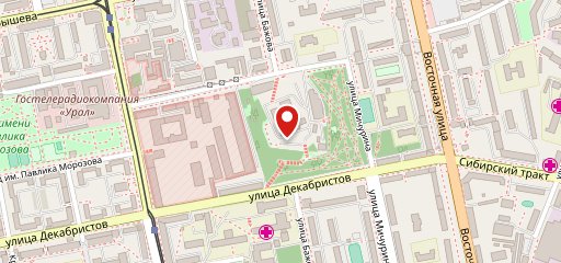 Кафе на горке на карте