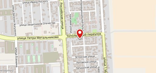 Кафе в Топольковом переулке, 14 на карте