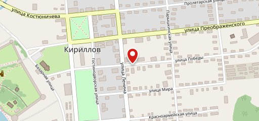 Перекрёсток на карте