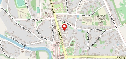 Пиццерия на карте