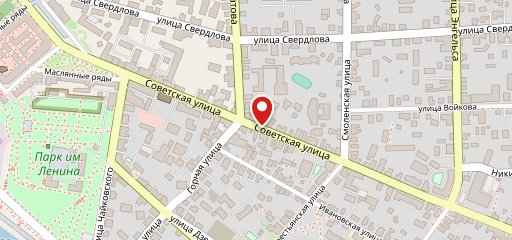 Пиццерия на карте
