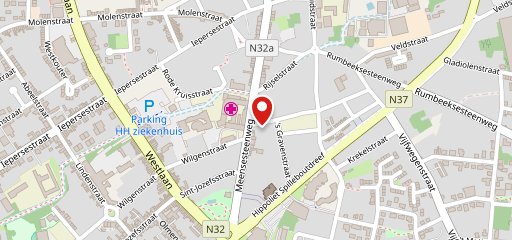 Regina - Roeselare на карте