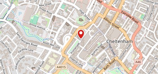 Café Rouge - Cheltenham на карте