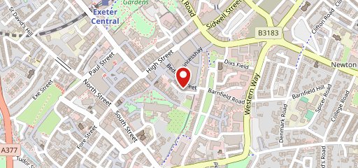 Café Rouge - Exeter на карте