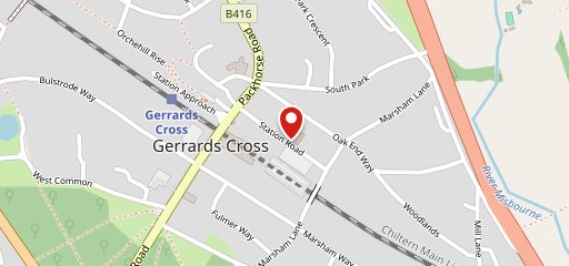Café Rouge - Gerrards Cross на карте