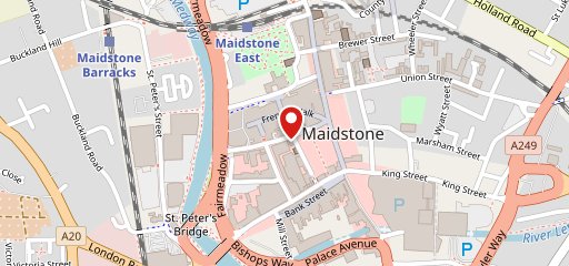 Café Rouge - Maidstone на карте