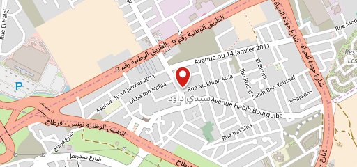CAFÉ ROUGE sidi daoued на карте