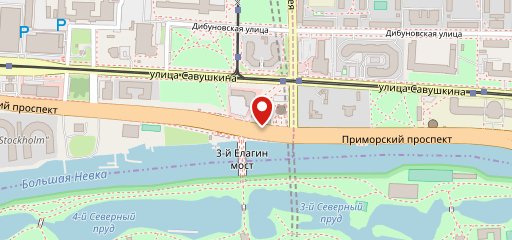 Столовая на карте