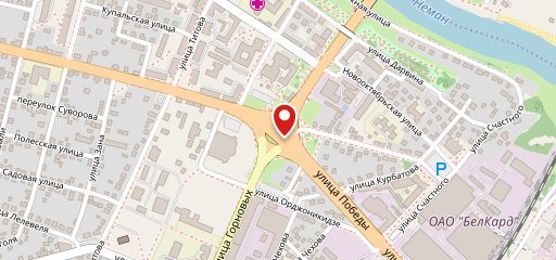 Кафе Страуня у Дарагастайского на карте