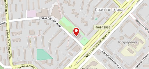 Кафе Территория Фитнеса на карте