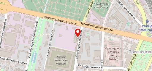 Кафетера на карте