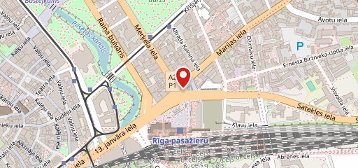 Cafeteria 24 Riga на карте