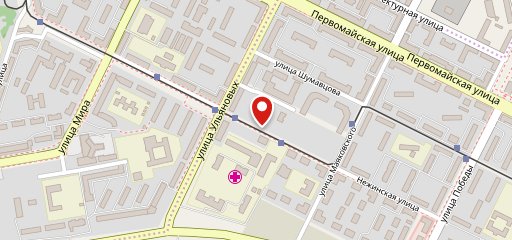 Кафетерий на ул. Нежинская на карте