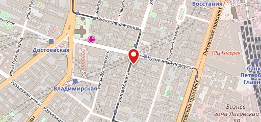 Столовая на карте
