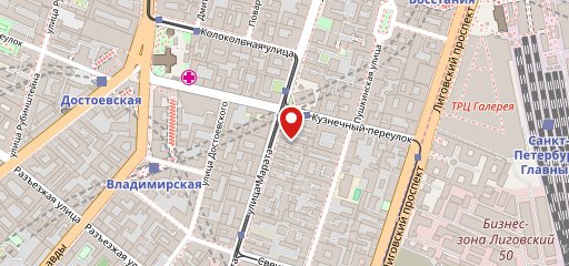 Кафетерия на карте