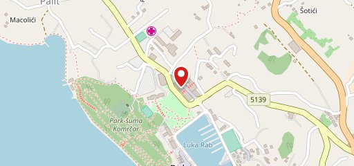 Caffe bar "Pullman" Rab на карте