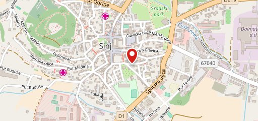caffe bar Stari grad на карте