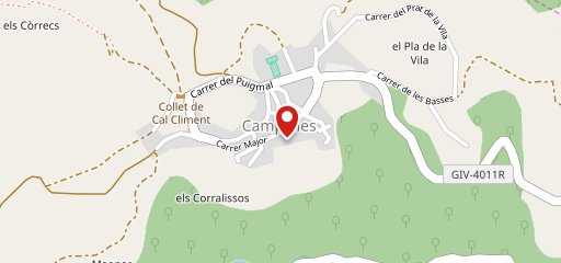 Cal Ras Restaurant Campelles на карте