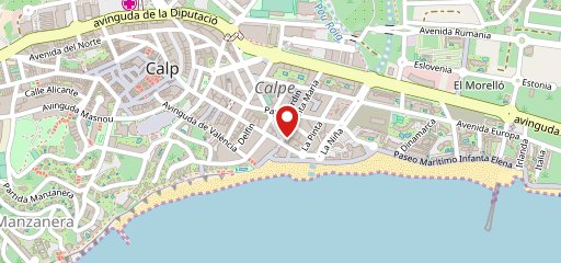 Calpeñon на карте