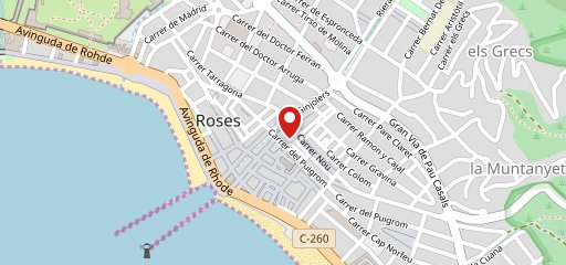 Restaurant Can Cervera Roses на карте