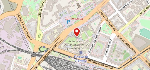 Столовая № 1 на карте