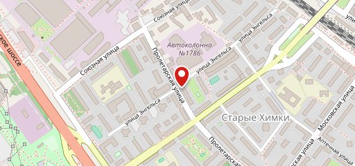 Столовая на карте
