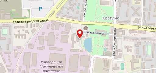Столовая на карте