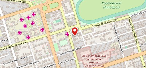 Столовая ложка на карте