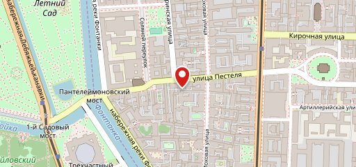 Ложка на карте