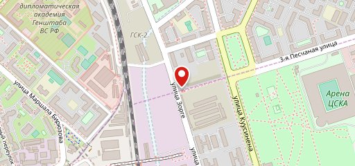 Столовая на карте
