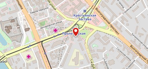 Столовая на карте