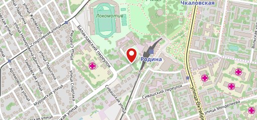 Столовая на карте