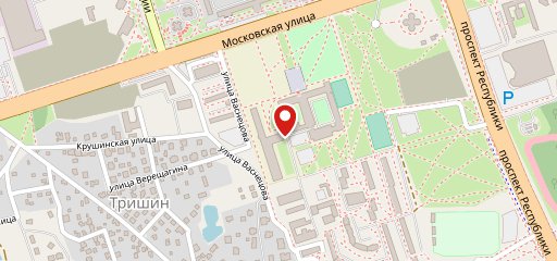 Столовая № 12 Брестского государственного технического университета на карте